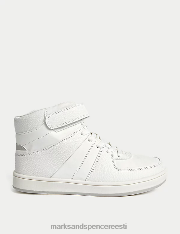jalatsid ee Marks & Spencer lapsed freshfeet riptape kõrged trenažöörid valge segu NZTRN9620