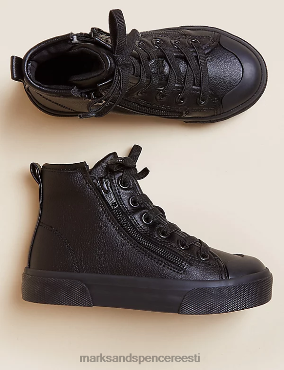jalatsid ee Marks & Spencer lapsed freshfeet tõmblukuga kõrged topid must NZTRN8690