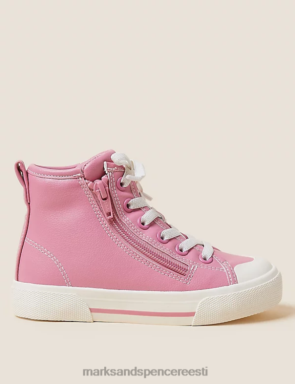jalatsid ee Marks & Spencer lapsed freshfeet tõmblukuga kõrged topid roosa NZTRN9503