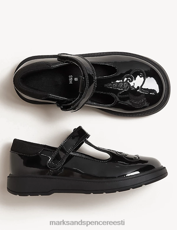 jalatsid ee Marks & Spencer lapsed nahast freshfeet unicorn koolijalatsid must NZTRN9736