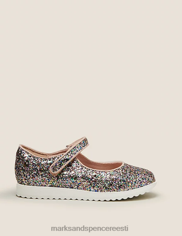 jalatsid ee Marks & Spencer lapsed riptape glitter mary jane kingad mitu NZTRN9451