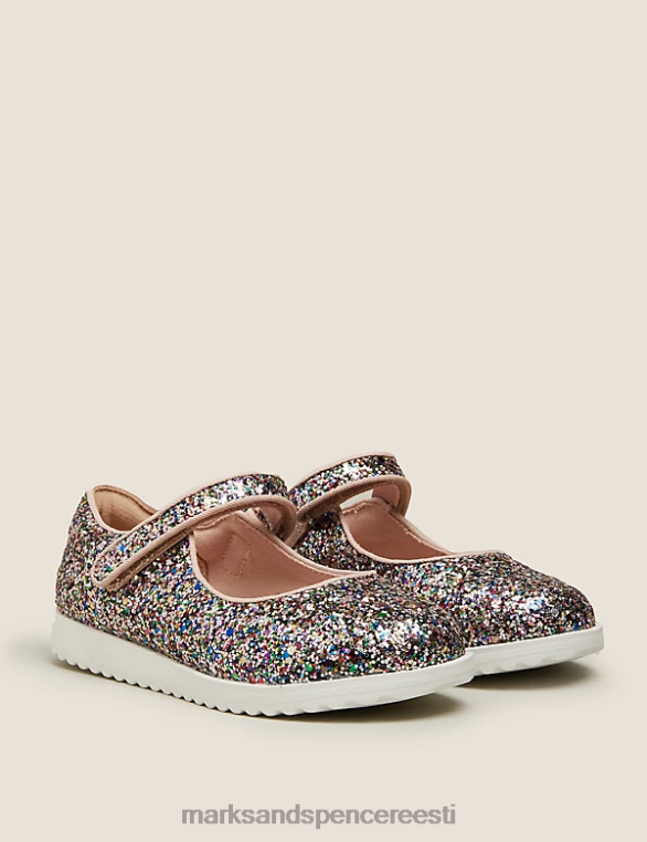 jalatsid ee Marks & Spencer lapsed riptape glitter mary jane kingad mitu NZTRN9451