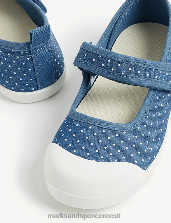 jalatsid ee Marks & Spencer lapsed riptape kohapeal mary jane kingad denim NZTRN9803
