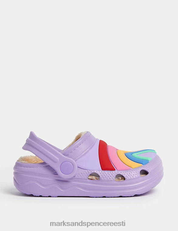 jalatsid ee Marks & Spencer lapsed vikerkaare puukingad lilla NZTRN9216