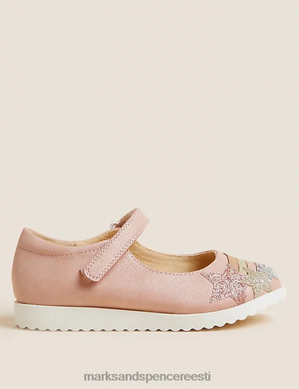 jalatsid ee Marks & Spencer lapsed vikerkaare riptape mary jane kingad roosa segu NZTRN9642