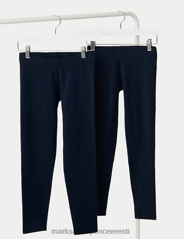 Riietus ee Marks & Spencer lapsed 2pk puuvillased retuusid merevägi NZTRN9368