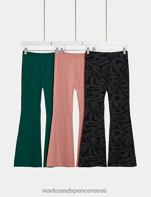 Riietus ee Marks & Spencer lapsed 3pk puuvillased lainelised retuusid mitu NZTRN8961