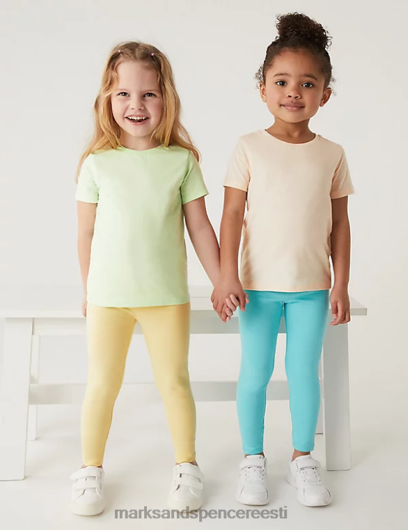 Riietus ee Marks & Spencer lapsed 7 tk puuvillarikkad lihtsad retuusid mitu NZTRN8913