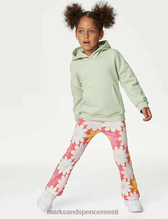 Riietus ee Marks & Spencer lapsed puuvillased lillelised laienevad retuusid mitu NZTRN8855