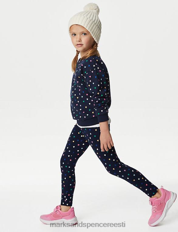 Riietus ee Marks & Spencer lapsed puuvillased südamega retuusid merevägi NZTRN8818