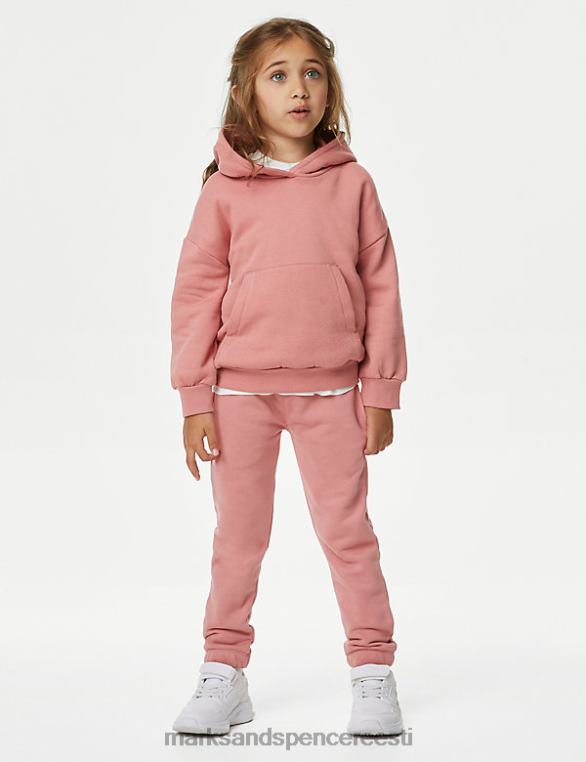 Riietus ee Marks & Spencer lapsed puuvillased sörkijad roosa roosa NZTRN9367