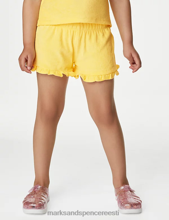 Riietus ee Marks & Spencer lapsed puuvillane üla- ja alaosa riietus kollane NZTRN9586
