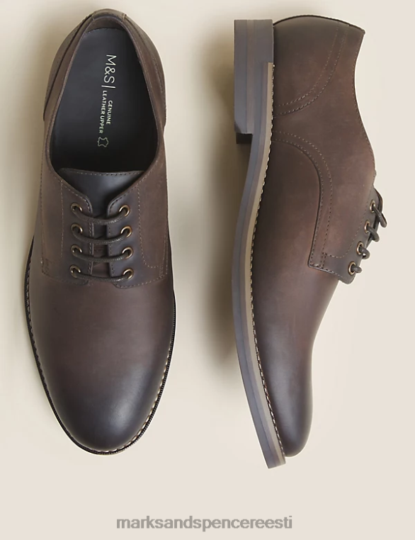 jalatsid ee Marks & Spencer mehed nahast derbi kingad pruun NZTRN6853