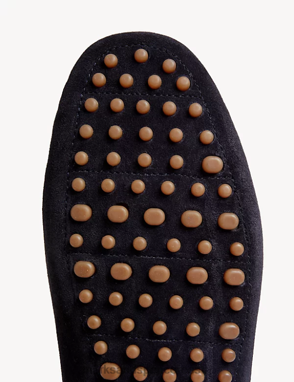 jalatsid ee Marks & Spencer mehed nahast ja seemisnahast libisemine sõidujalatsitel merevägi NZTRN6008