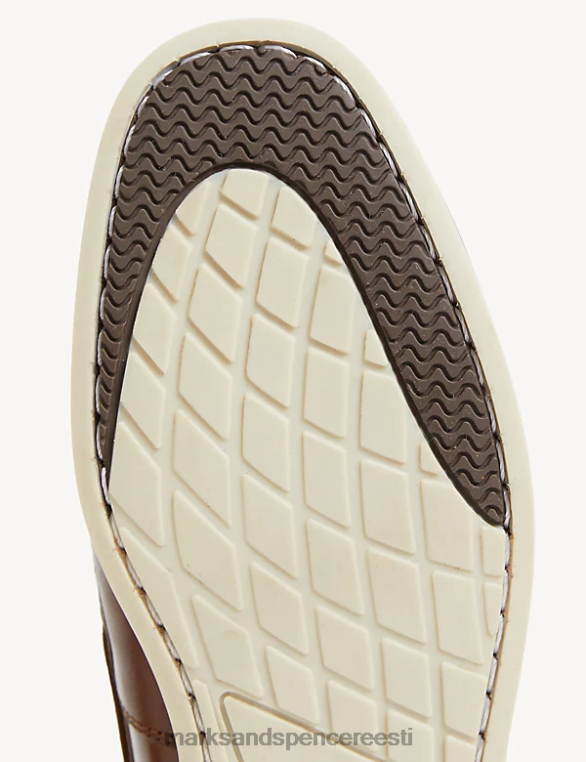 jalatsid ee Marks & Spencer mehed nahkkattega kingad tan NZTRN6224