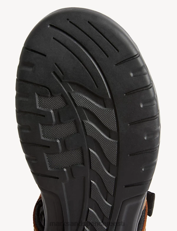 jalatsid ee Marks & Spencer mehed nahast riptape sandaalid pruun NZTRN6930