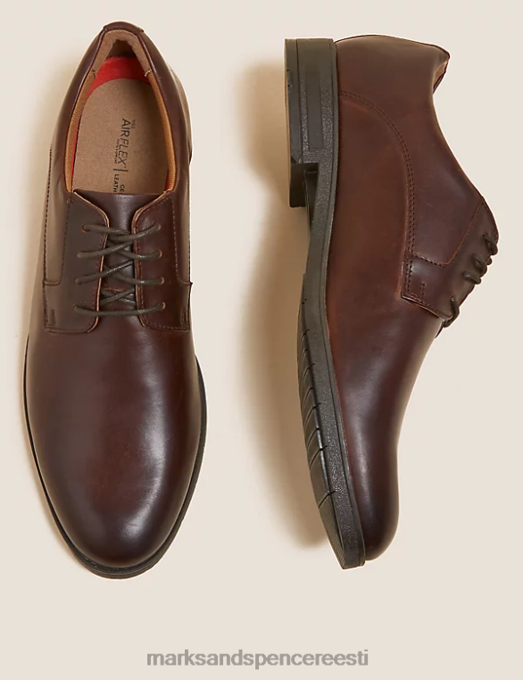 jalatsid ee Marks & Spencer mehed airflex nahast derby kingad pruun NZTRN7499