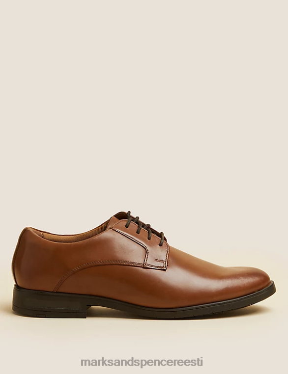 jalatsid ee Marks & Spencer mehed airflex nahast derby kingad tan NZTRN7500