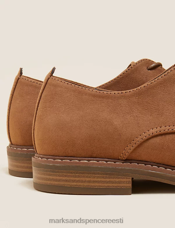 jalatsid ee Marks & Spencer mehed kunstnahast derby kingad tan NZTRN7178