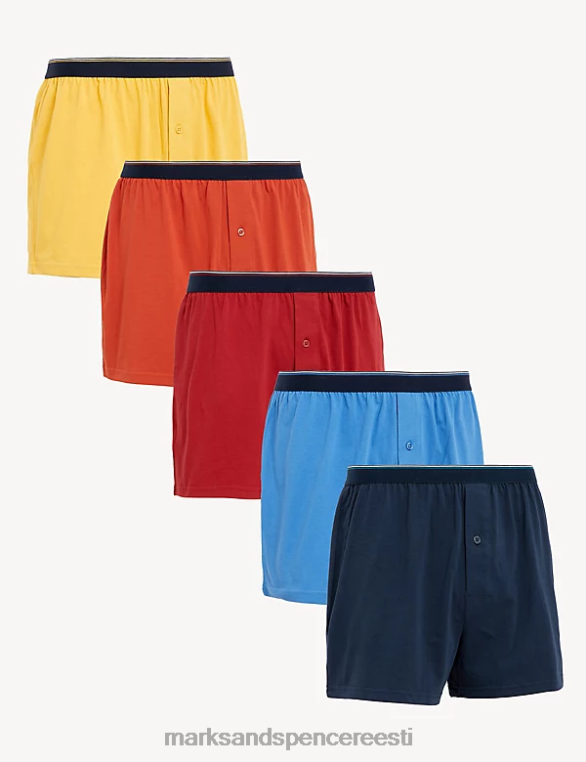 Riietus ee Marks & Spencer mehed 5 tk puhtast puuvillast lahedad ja värsked jersey bokserid mitu NZTRN5560