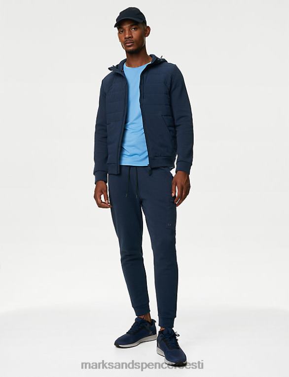 Riietus ee Marks & Spencer mehed mansettidega lukuga taskuga spordijooksjad keskmine merevägi NZTRN6962