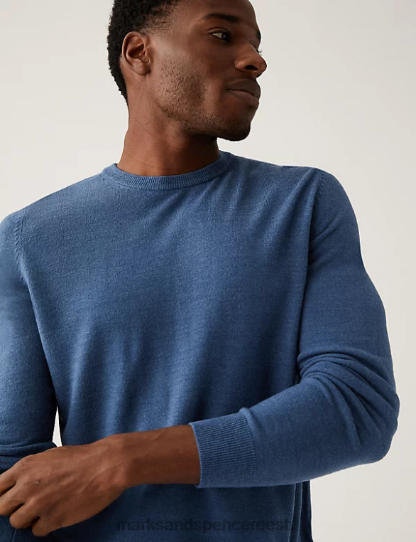 Riietus ee Marks & Spencer mehed cashmiloni kaelusega hüppaja denim NZTRN6524