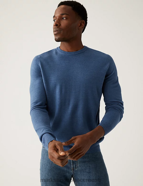 Riietus ee Marks & Spencer mehed cashmiloni kaelusega hüppaja denim NZTRN6524