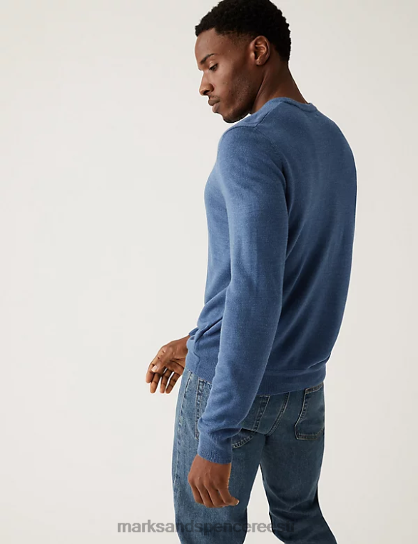 Riietus ee Marks & Spencer mehed cashmiloni kaelusega hüppaja denim NZTRN6524