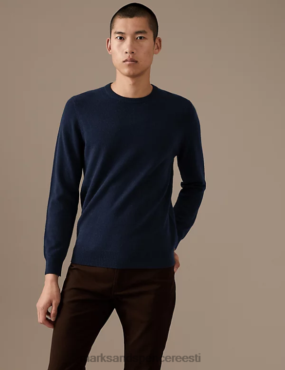 Riietus ee Marks & Spencer mehed puhtast kašmiirist kaelusega kampsun kesköö merevägi NZTRN7164