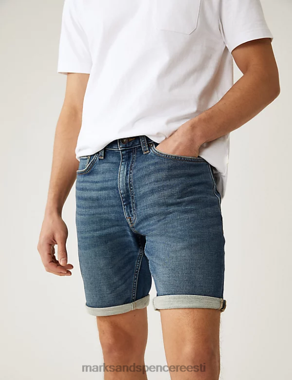 Riietus ee Marks & Spencer mehed 5 taskuga teksapüksid helesinine NZTRN6284