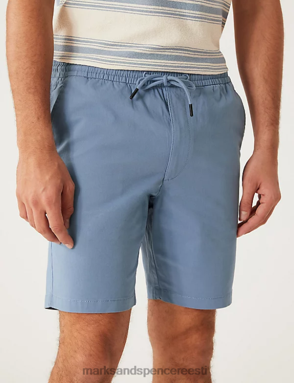 Riietus ee Marks & Spencer mehed elastse vöökohaga venivad lühikesed püksid rukkilill NZTRN5845