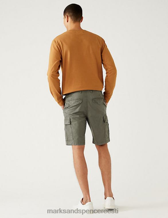 Riietus ee Marks & Spencer mehed puhtast puuvillast kaubapüksid khaki segu NZTRN5700