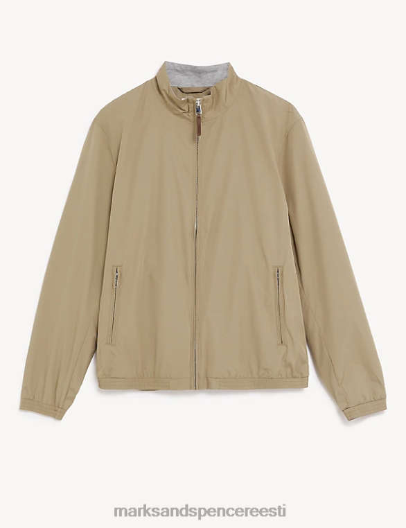 Riietus ee Marks & Spencer mehed bomber jope tormirõivastega karamell NZTRN5780