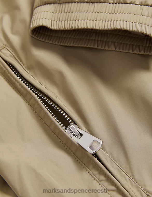 Riietus ee Marks & Spencer mehed bomber jope tormirõivastega karamell NZTRN5780