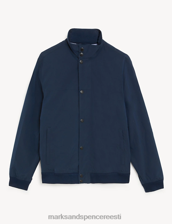 Riietus ee Marks & Spencer mehed bomber jope tormirõivastega tume merevägi NZTRN6379