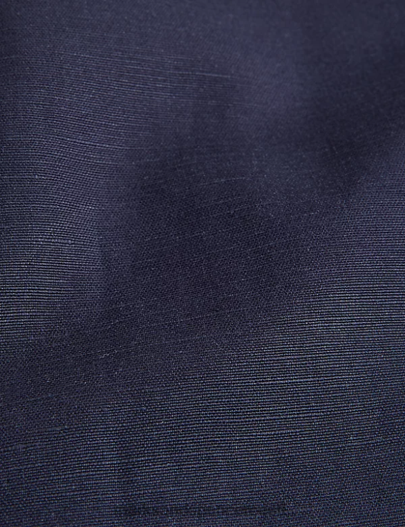 Riietus ee Marks & Spencer mehed kohandatud istuvusega siidist ja linasest vest merevägi NZTRN6387
