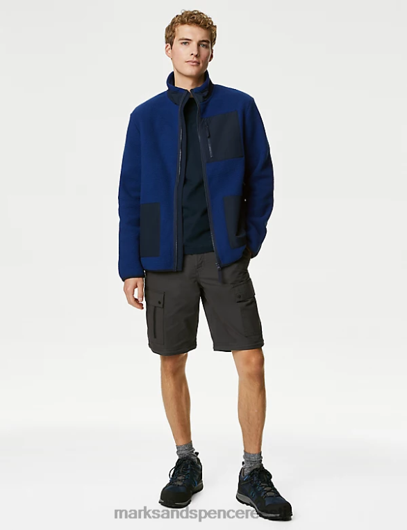 Riietus ee Marks & Spencer mehed polar fliisist lukuga jope tumesinine NZTRN5481