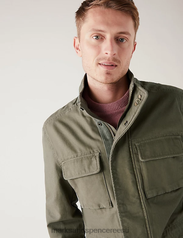 Riietus ee Marks & Spencer mehed puhtast puuvillast tarbejope hele khaki NZTRN5692