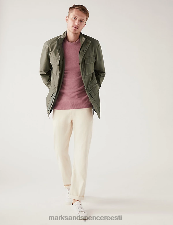 Riietus ee Marks & Spencer mehed puhtast puuvillast tarbejope hele khaki NZTRN5692