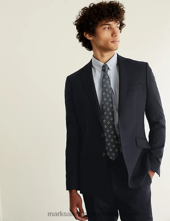 Riietus ee Marks & Spencer mehed slim fit puhtast villast linnusilmne jope keskmine merevägi NZTRN6051