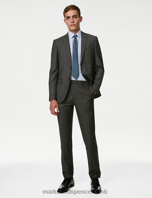 Riietus ee Marks & Spencer mehed slim fit veniv ülikonna jope süsi NZTRN5012