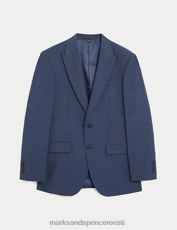 Riietus ee Marks & Spencer mehed tavalise sobivusega hainahast ülikonna jope indigo NZTRN7138