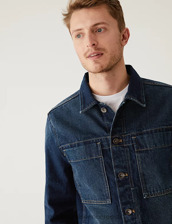 Riietus ee Marks & Spencer mehed teksajakk indigo NZTRN5637