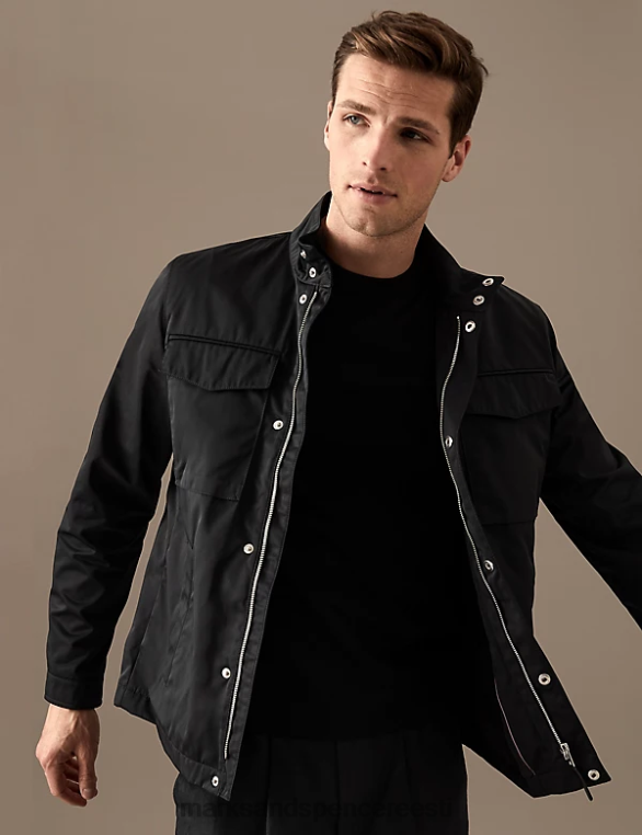 Riietus ee Marks & Spencer mehed utiliit mac koos tormirõivastega must NZTRN6381