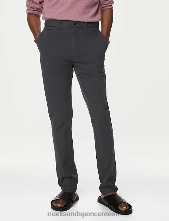 Riietus ee Marks & Spencer mehed slim fit ülim chino tume tina NZTRN5305