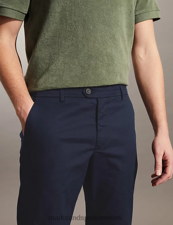 Riietus ee Marks & Spencer mehed slim fit veniv chino keskmine merevägi NZTRN6900