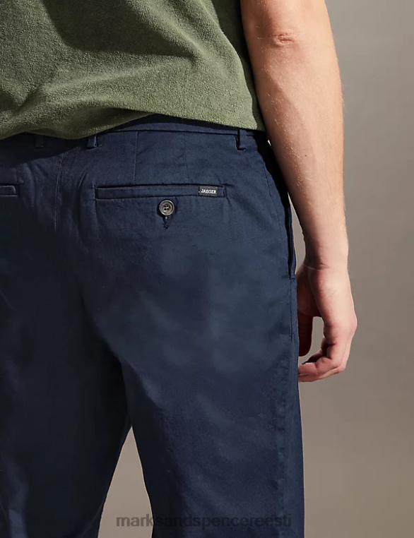 Riietus ee Marks & Spencer mehed slim fit veniv chino keskmine merevägi NZTRN6900