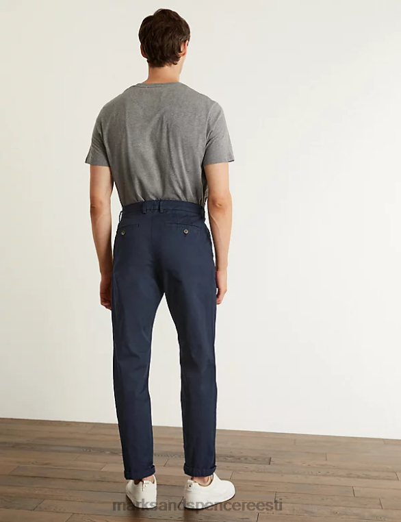 Riietus ee Marks & Spencer mehed slim fit veniv chino keskmine merevägi NZTRN6900