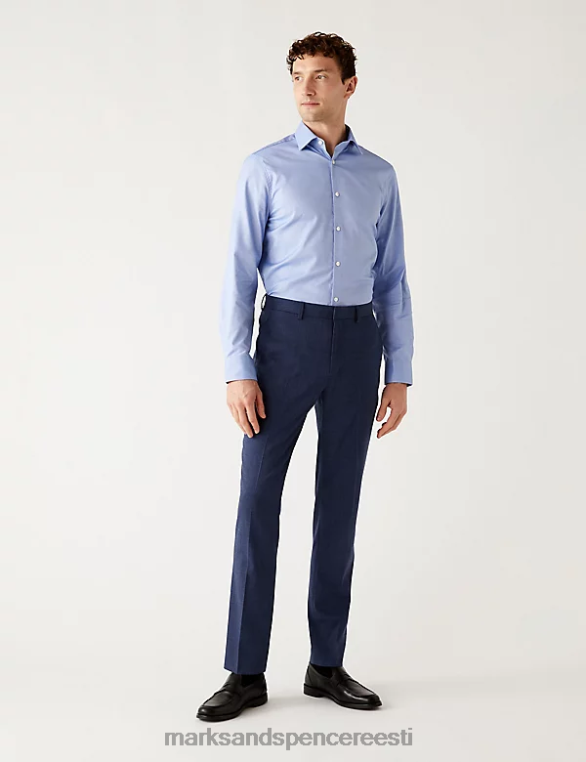 Riietus ee Marks & Spencer mehed slim fit villasegu püksid denim NZTRN7141