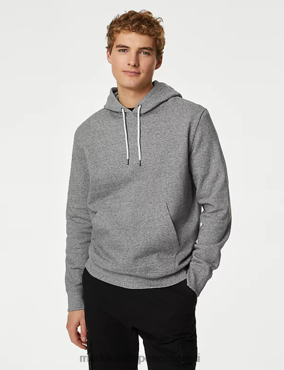 Riietus ee Marks & Spencer mehed puhtast puuvillast kapuuts hall NZTRN6272